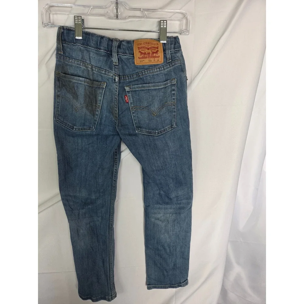 Levis 511 Slim Fit Boys Jeans  Blue Denim